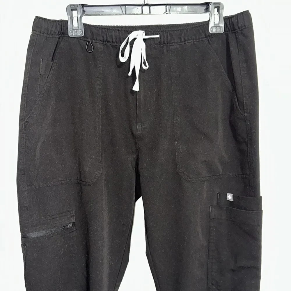 FIGS L 32 x 31 Men’s Black Technical Collection Bottom Scrub Pants